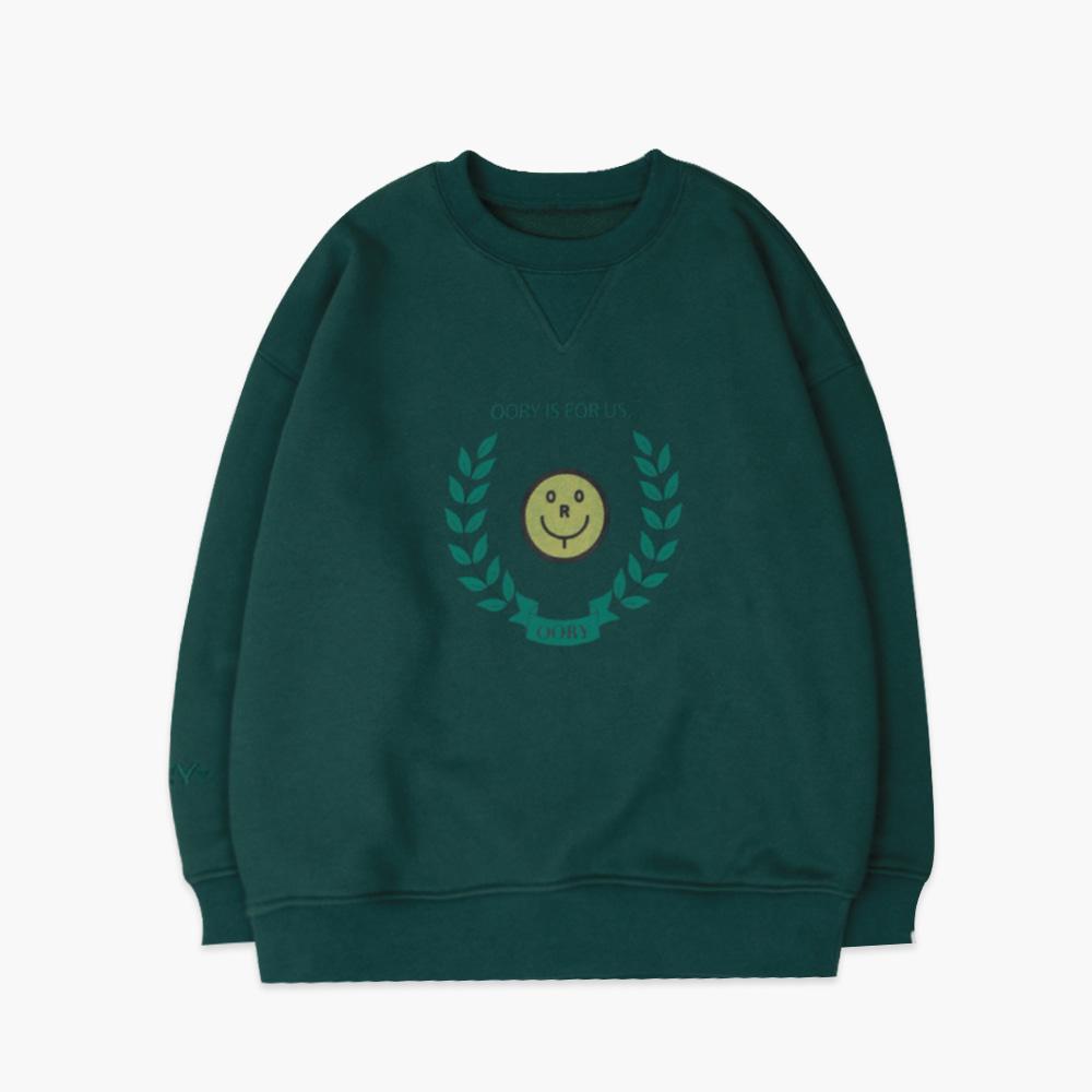 Bay tree sweatshirt - green ( XS가능, 당일 발송 )
