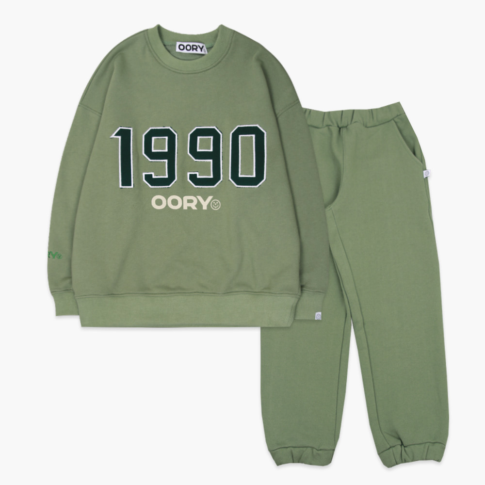 1990 Sweatshirt set - green