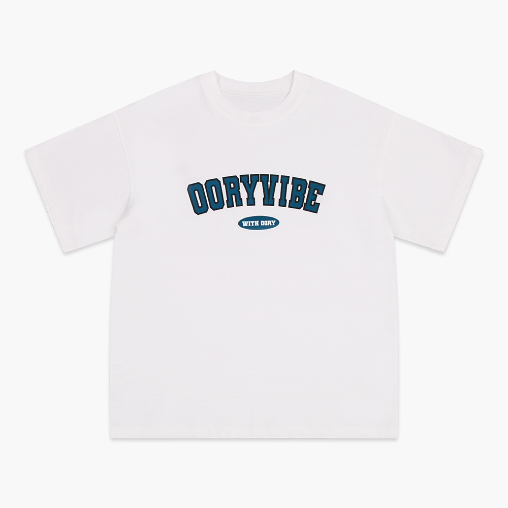 22 S/S OORY Vibe short sleeve t-shirt - white ( 3차 입고, 당일 발송 )