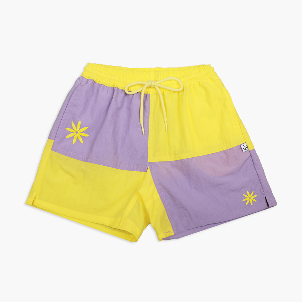 22 S/S OORY Block running shorts - yellow ( 2차 입고, 당일 발송 )