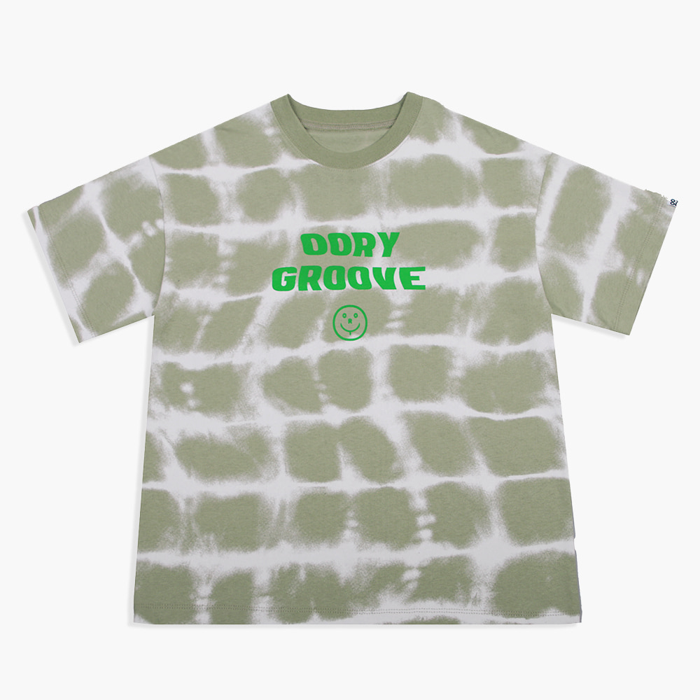 22 S/S OORY Groove t-shirt - khaki ( 2차 입고, 당일 발송 )
