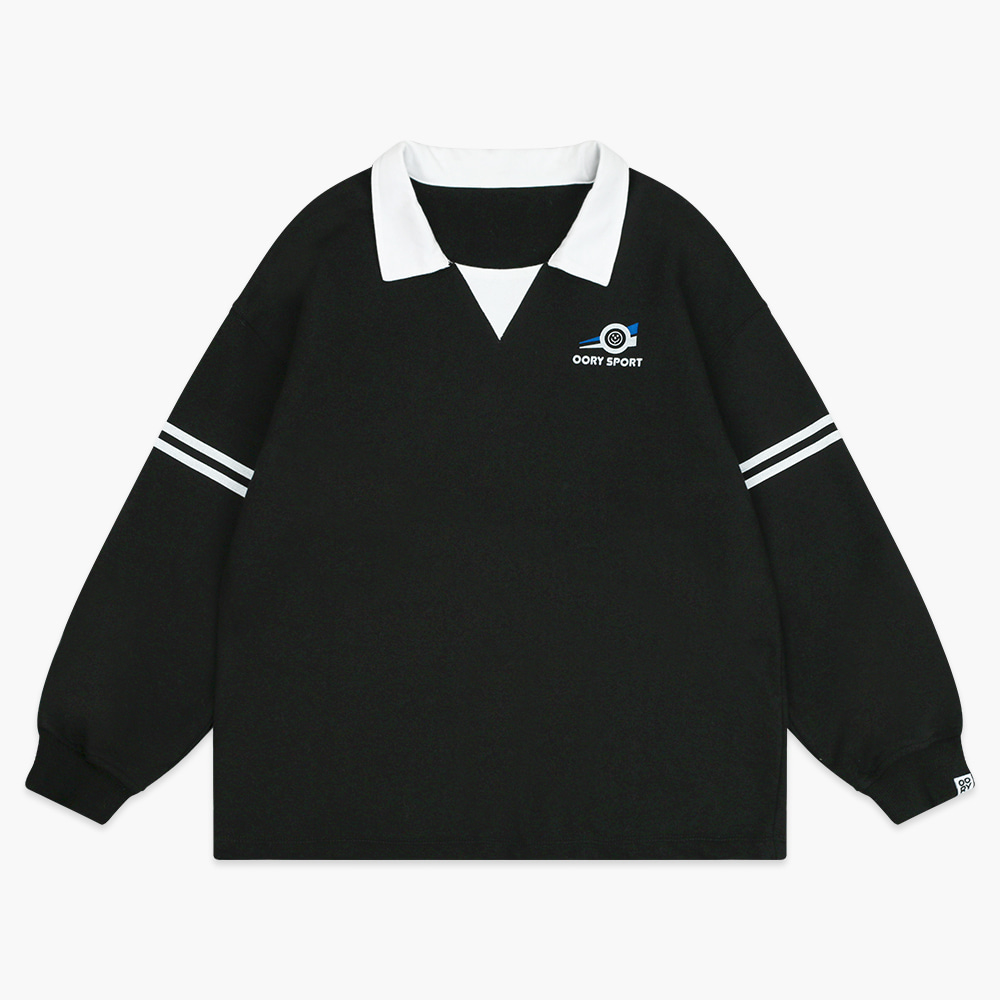 23 S/S OORY Sports collar t-shirt - black ( 3월 29일 오전 11시 오픈 )