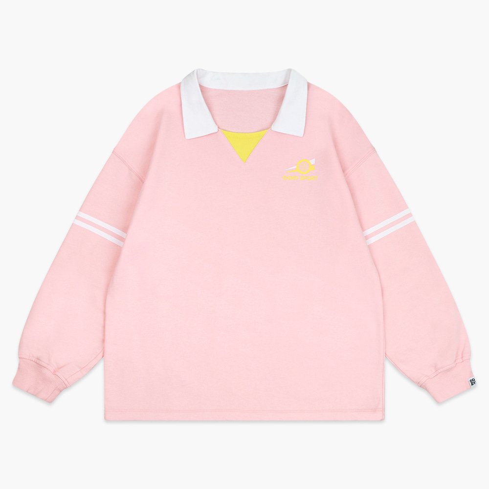 23 S/S OORY Sports collar t-shirt - pink ( 3월 29일 오전 11시 오픈 )