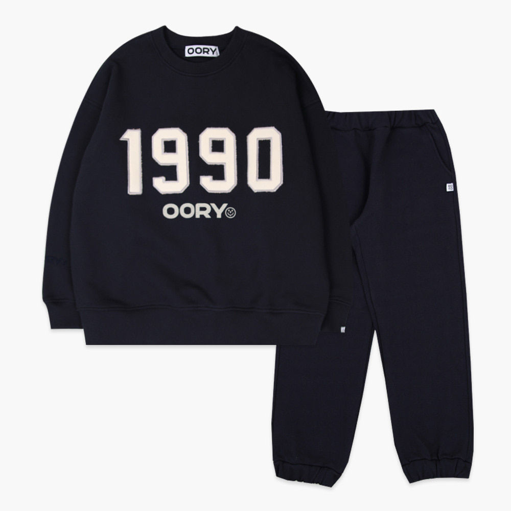 1990 Sweatshirt set - navy ( 3차 입고, 당일발송 )