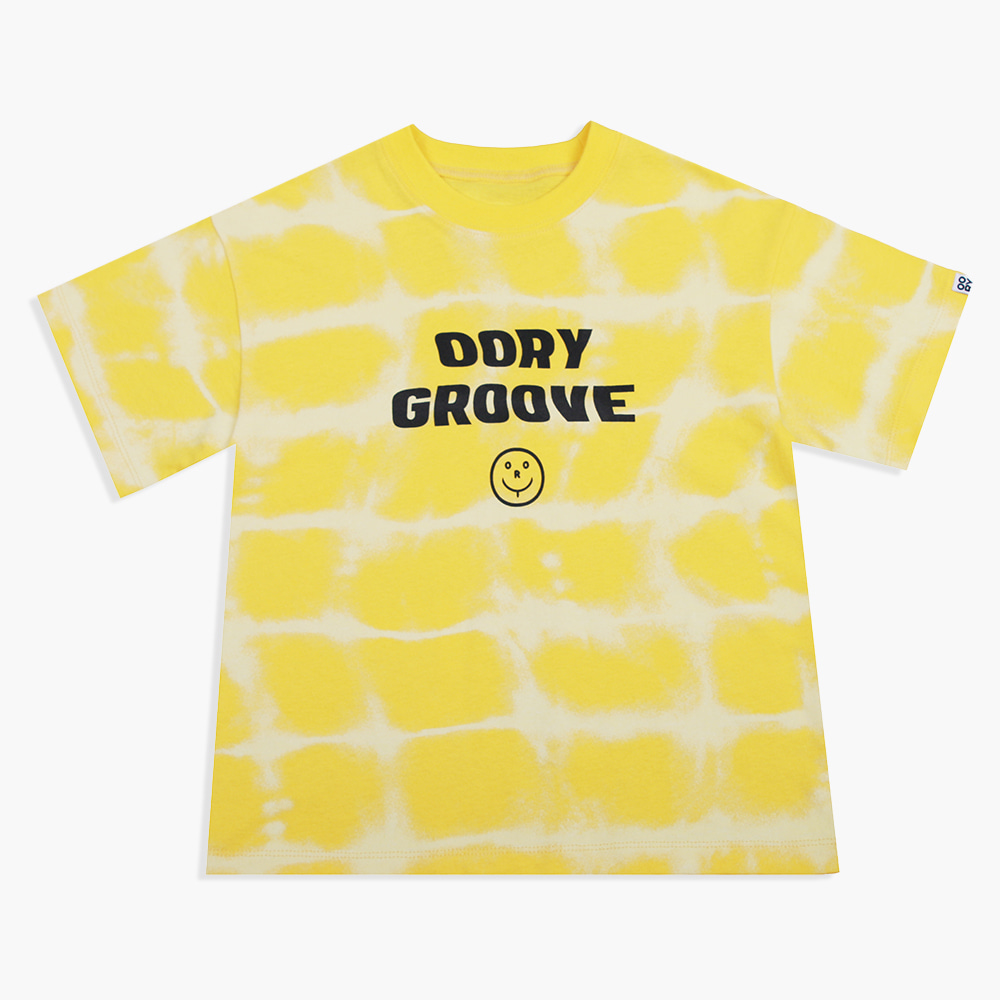 22 S/S OORY Groove t-shirt - yellow ( 2차 입고, 당일 발송 )