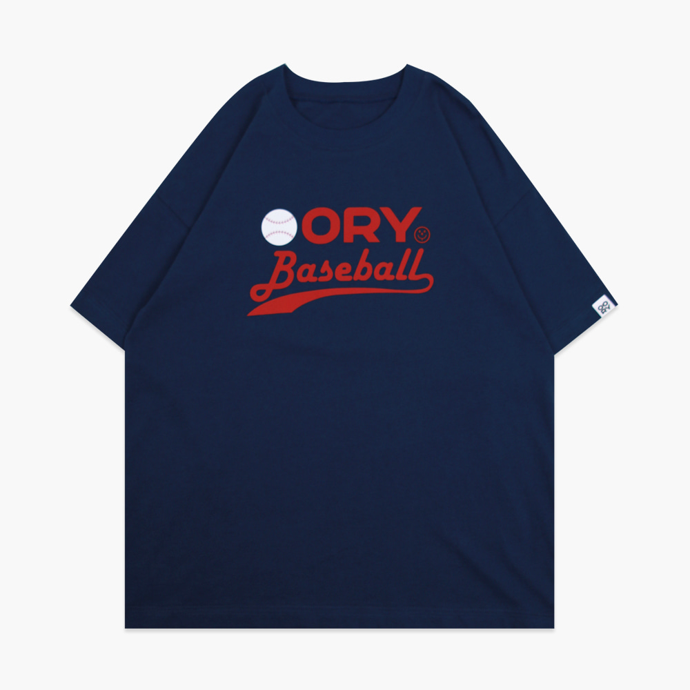 OORY Baseball t-shirt - navy