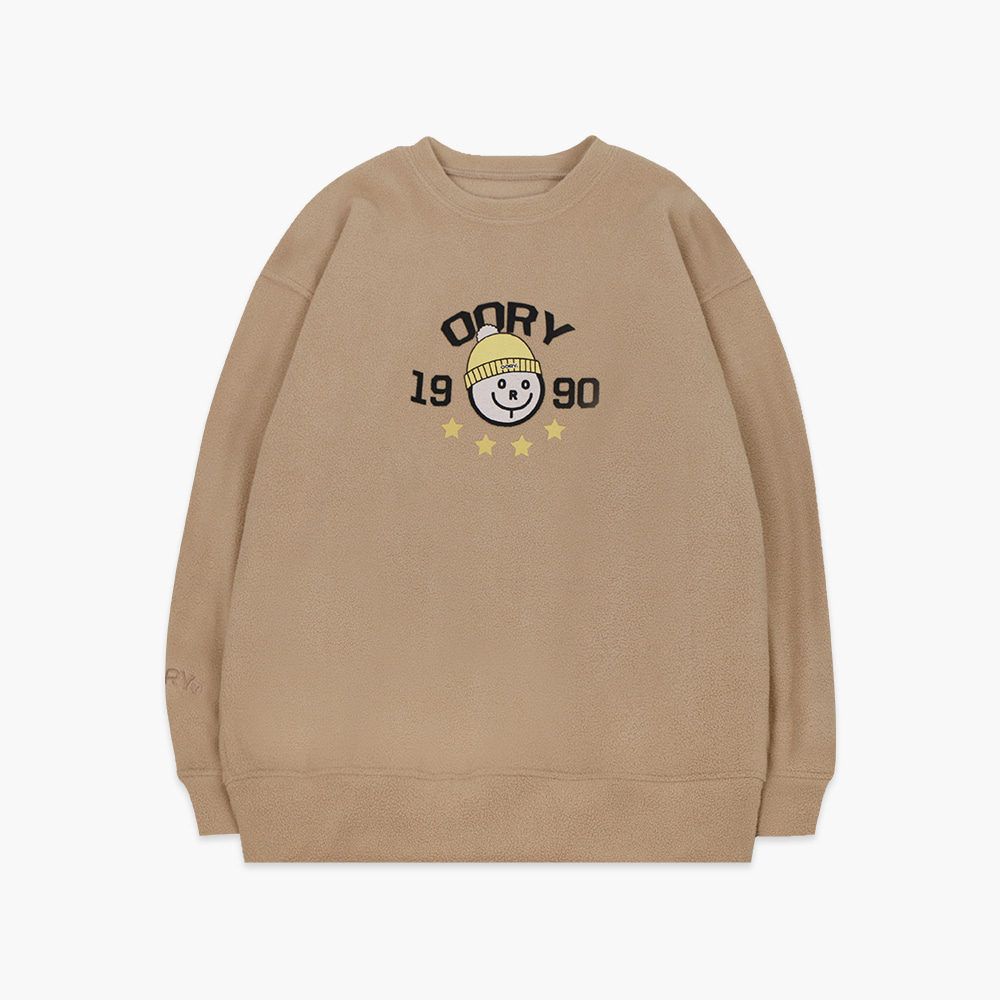 OORY 1990 fleece sweatshirt - beige ( XS/S가능, 당일 발송 )