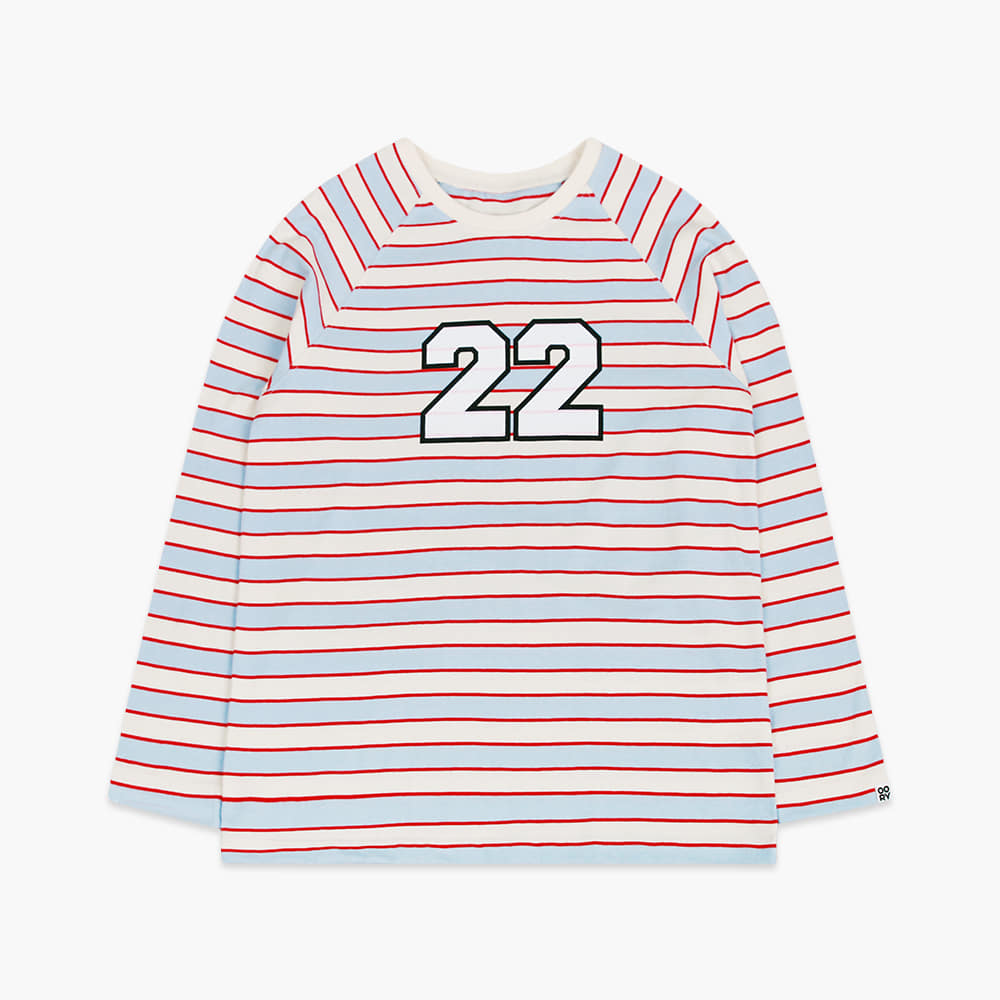 22 S/S OORY Stripe T-shirt - blue ( 2차 입고, 당일 발송 )