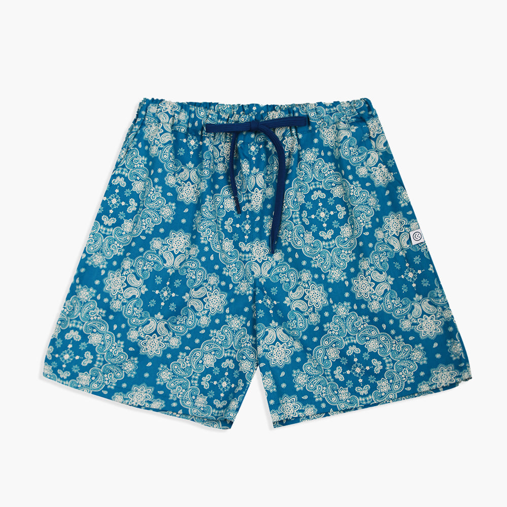 22 S/S OORY Paisley shorts - blue ( 2차 입고, 당일 발송 )