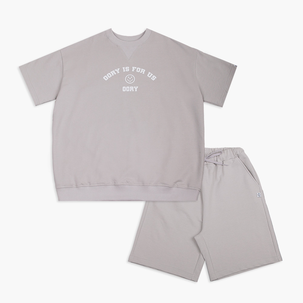 22 S/S OORY for us set - gray ( 2차 입고, 당일 발송 )