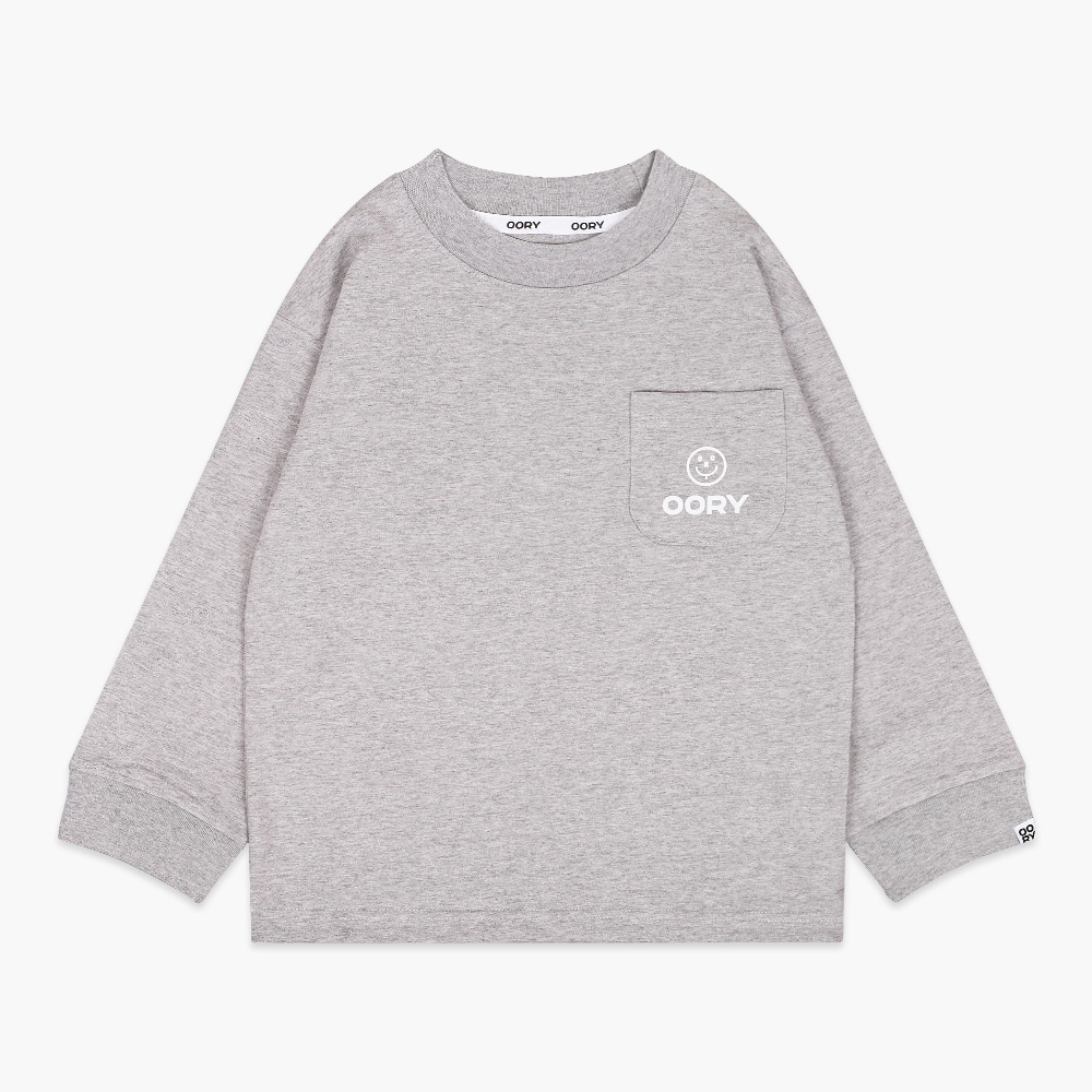 22 F/W OORY Pocket single t-shirt - gray ( 신상할인가 8월 17일까지, 무료 배송 )