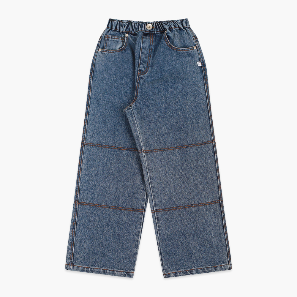 22 F/W OORY Stitch wide pants - denim ( 신상할인가 8월 17일까지, 무료 배송 )