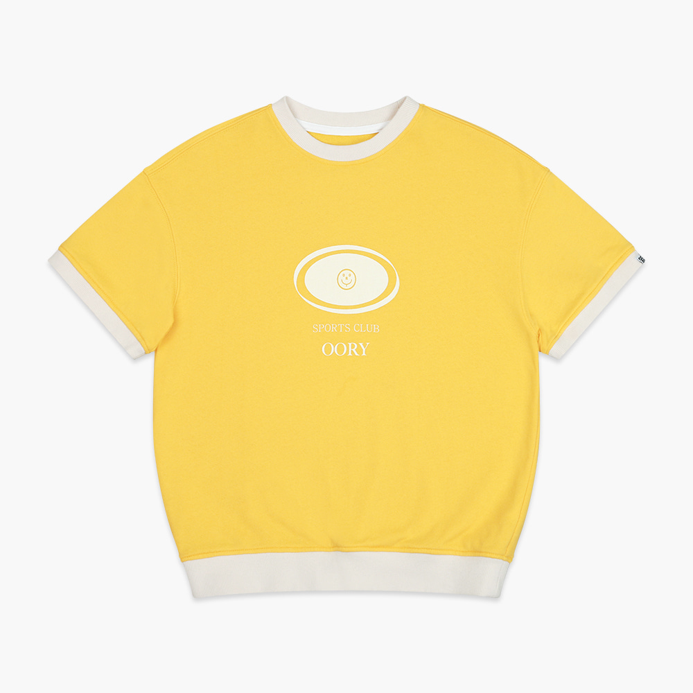 23 S/S OORY Sports club short sleeve t-shirt - yellow ( 3월 29일 오전 11시 오픈 )