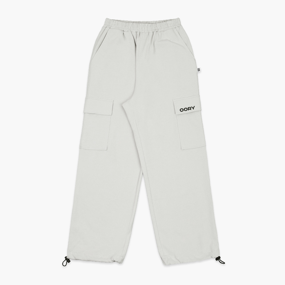 23 S/S OORY Cotton cargo pants - gray